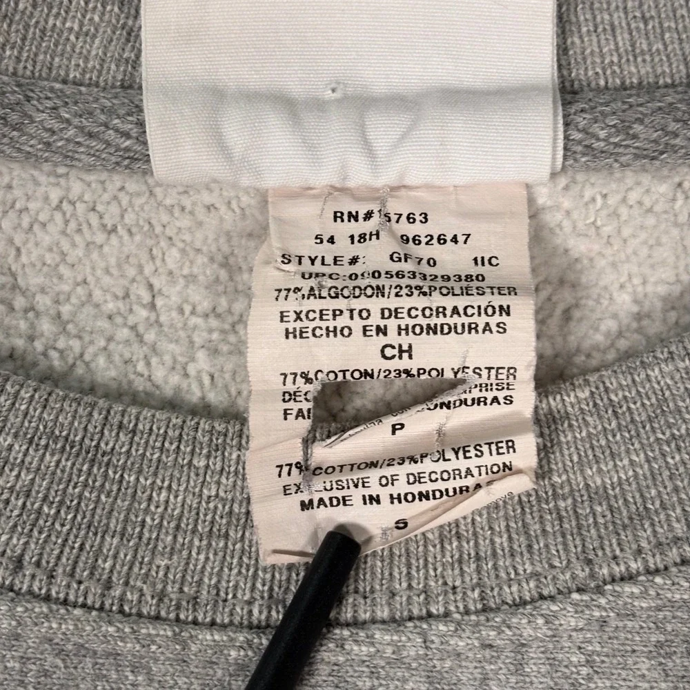 Champion VTG Reverse Weave Sweatshirt Mens Small Gray Logo Pullover Crewneck